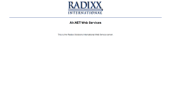 Desktop Screenshot of airnet.radixx.com